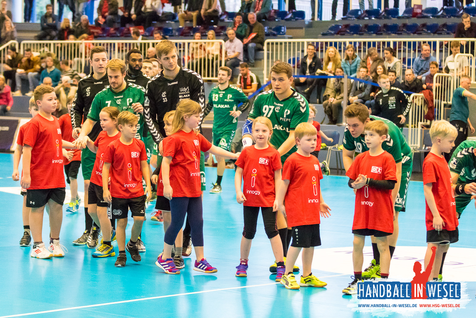 HSG Wesel E-Jugend / Einlaufkids TUSEM Essen 2017